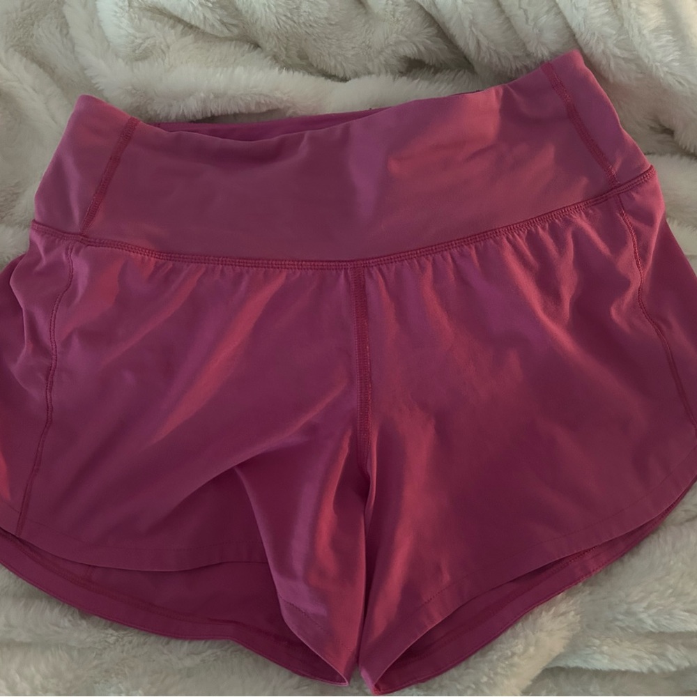 ❌SOLD❌ Lululemon Pink Hotty Hot Athletic Shorts Lightweight